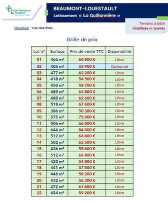 Terrain constructible - 432 m²