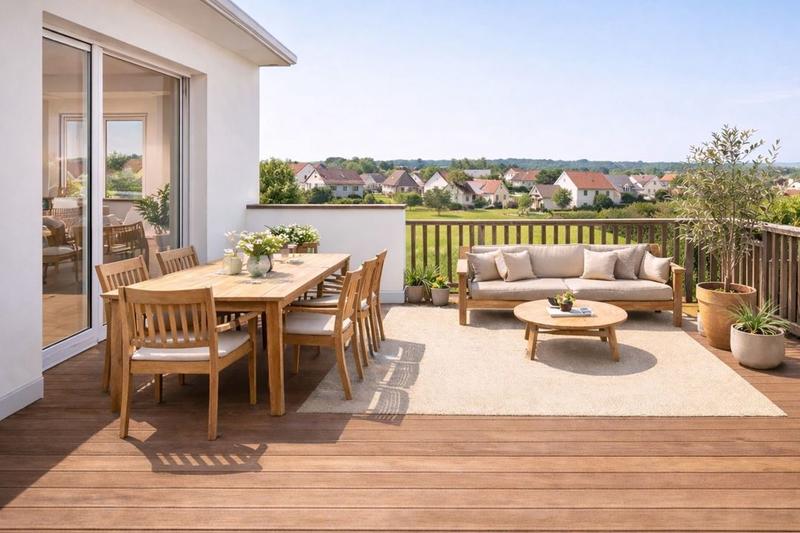 Appartement - 60 m² - 2 pièces