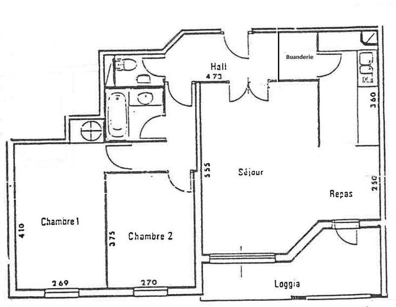 Appartement - 70 m² - 3 pièces