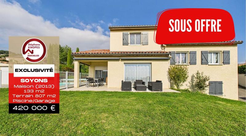 Pavillon - 133 m² - 6 pièces