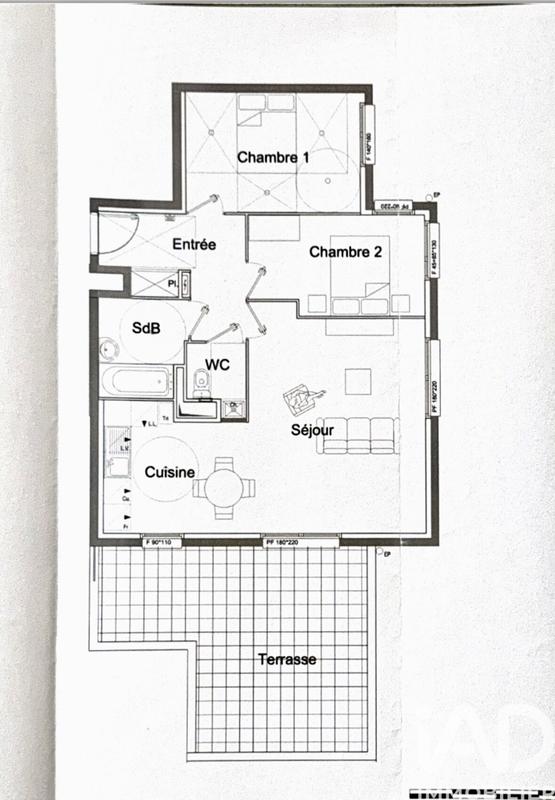 Appartement - 67 m² - 3 pièces