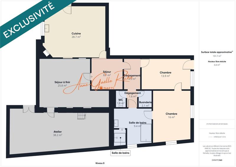 Maison - 123 m² - 5 pièces