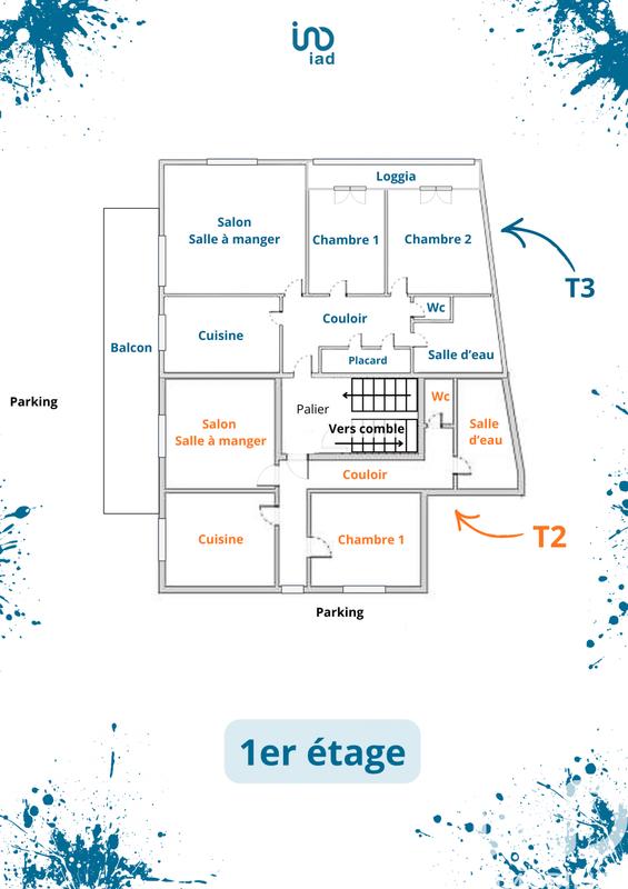 Maison de ville - 132 m² - 5 pièces