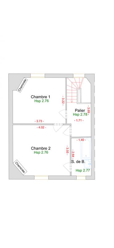 Maison - 79 m² - 3 pièces