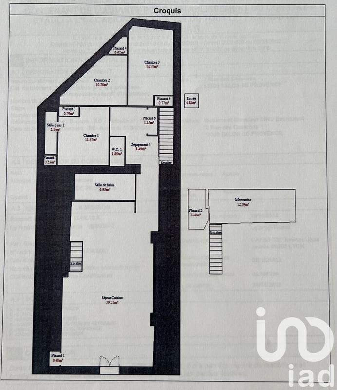 Appartement - 135 m² - 4 pièces