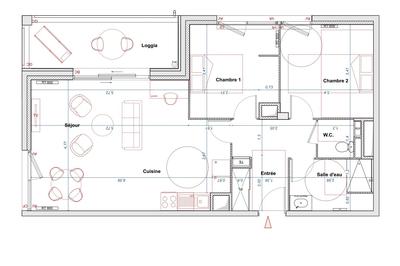 Appartement - 70 m² - 3 pièces