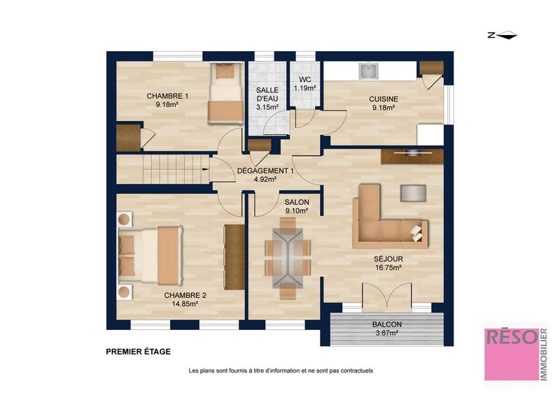 Maison - 117 m² - 4 pièces