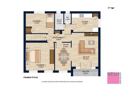 Maison - 117 m² - 4 pièces