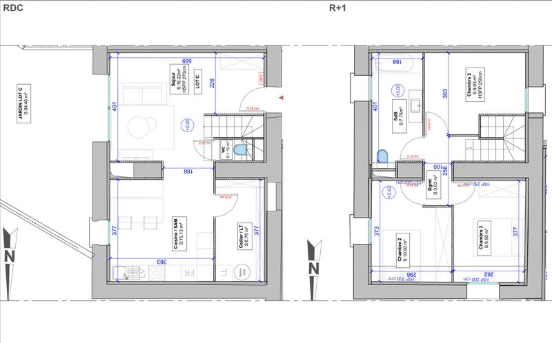 Duplex - 83 m² - 4 pièces