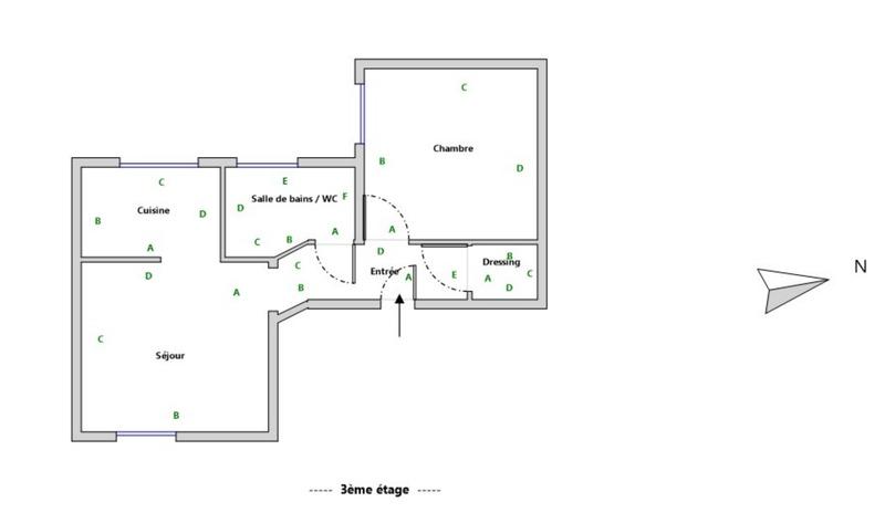 Appartement - 36 m² - 2 pièces