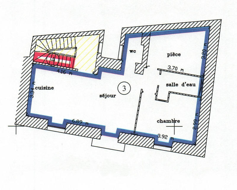 Appartement - 54 m² - 3 pièces