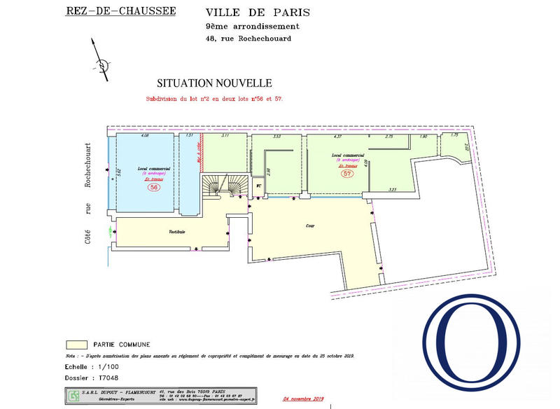 Fonds de commerce - Local commercial - 55 m²