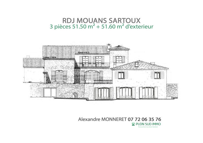 Appartement - 52 m² - 3 pièces