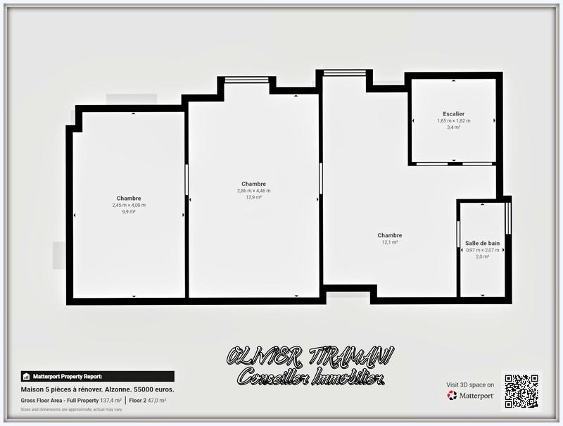 Maison - 73 m² - 5 pièces