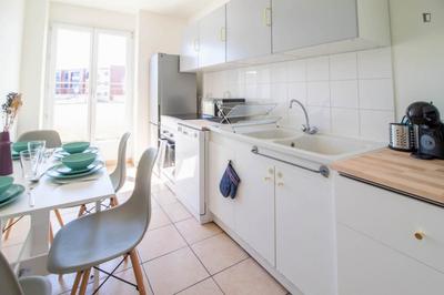 Chambre - 11 m² - 4 pièces