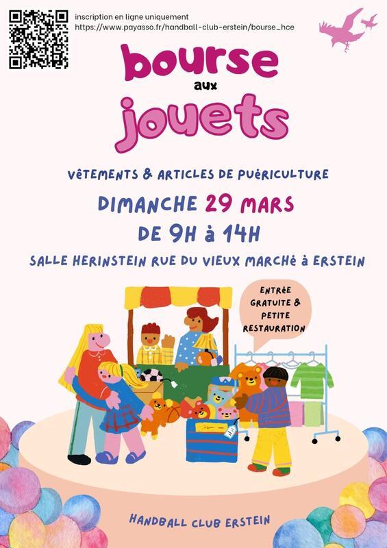 Bourse aux vêtements, jouets et puériculture