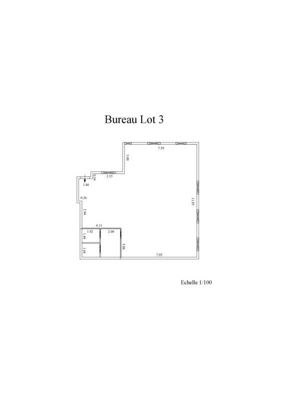 Bureau - 125 m²