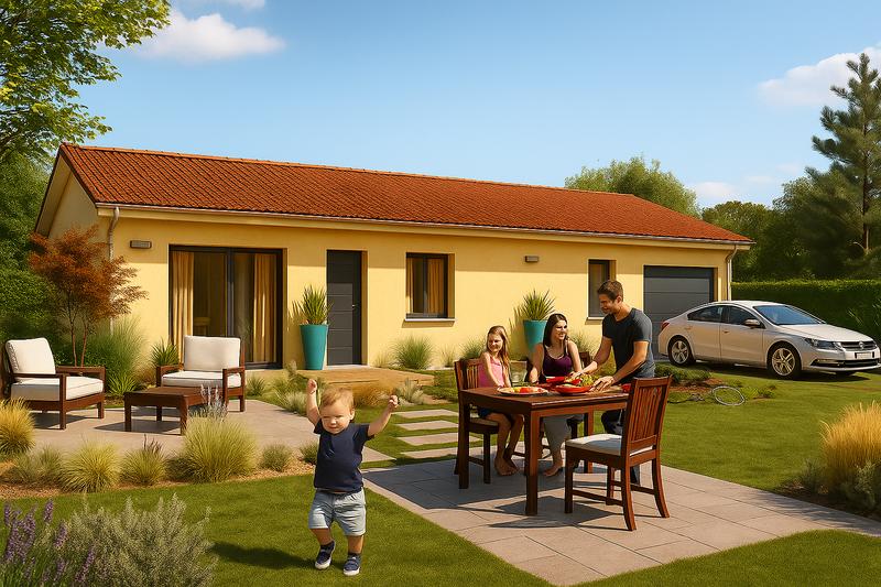 Maison - 90 m² - 5 pièces