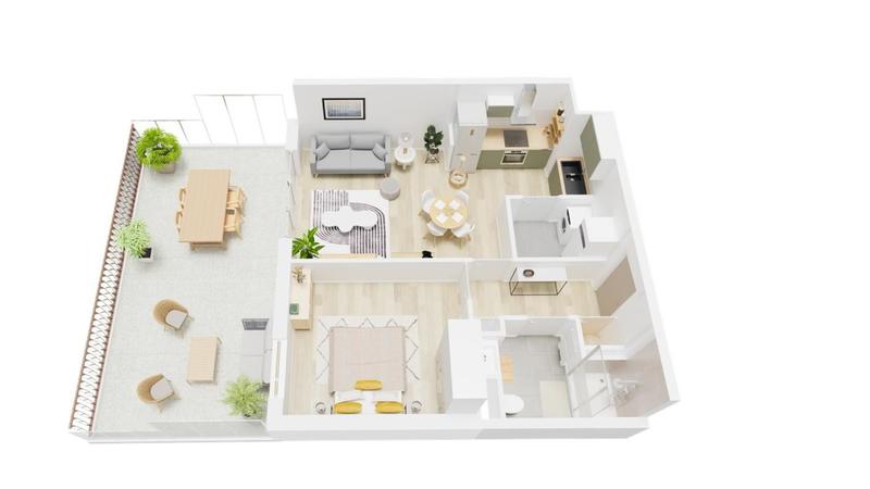 Appartement - 55 m²