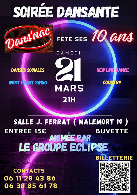 Soirée dansante avec Dans'nac