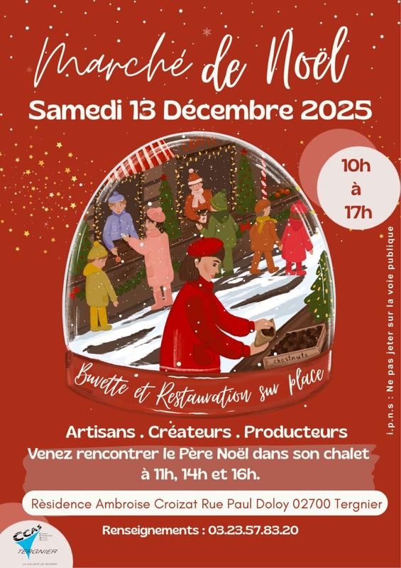 Marché de Noël de la Résidence Croizat à Tergnier