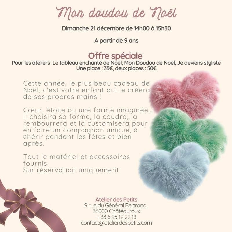 Fabrique ton doudou de Noël !