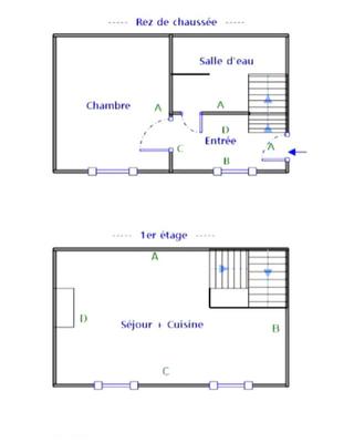 Appartement - 35 m² - 2 pièces