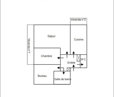 Appartement - 60 m² - 3 pièces