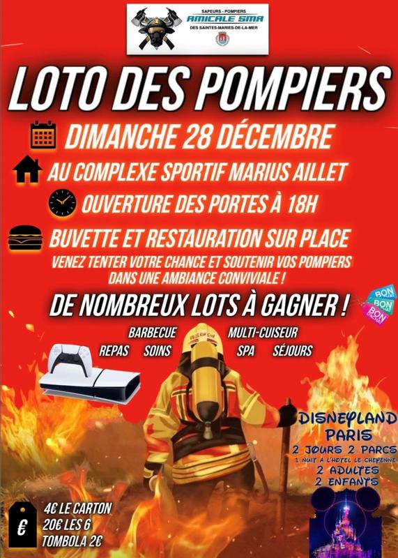 Loto de l'Amicale des sapeurs-pompiers