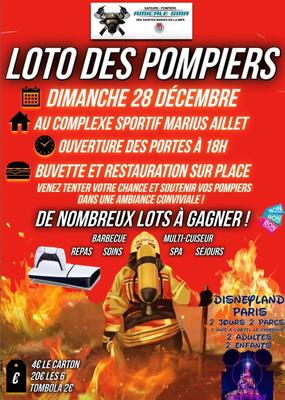 Loto de l'Amicale des sapeurs-pompiers