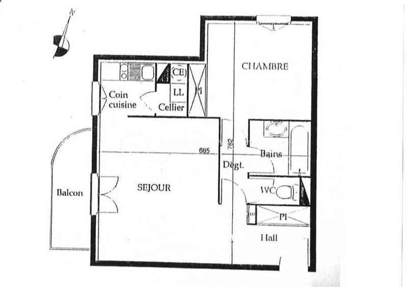 Appartement - 47 m² - 2 pièces