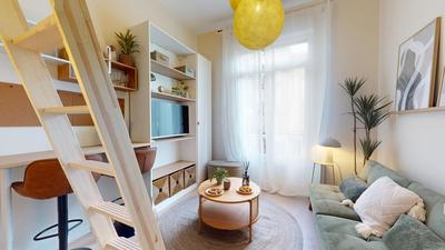 Studio - 16 m² - 2 pièces