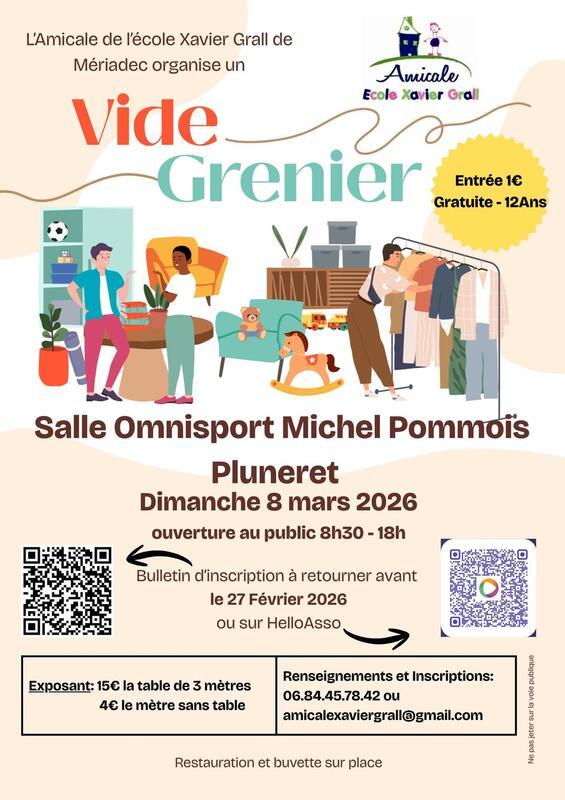 Vide grenier de l'amicale xavier grall