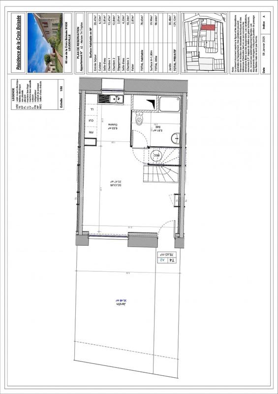 Maison - 80 m² - 4 pièces