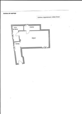 Studio - 25 m² - 1 pièce