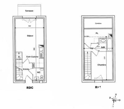 Maison - 41 m² - 2 pièces