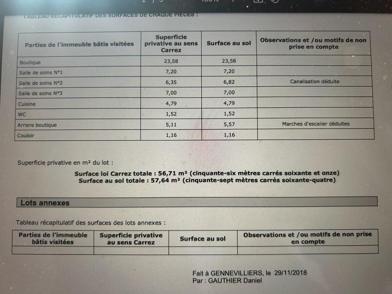 Local commercial - 57 m²