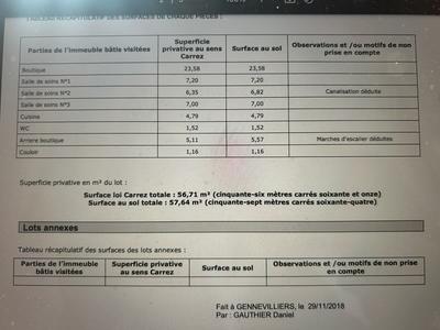 Local commercial - 57 m²