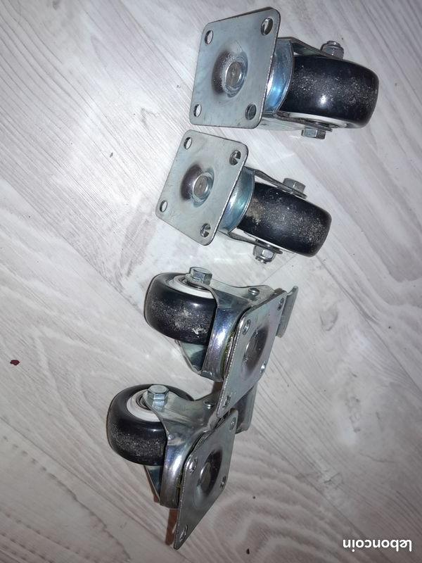 4 Roulettes pour Déplacer des Meubles