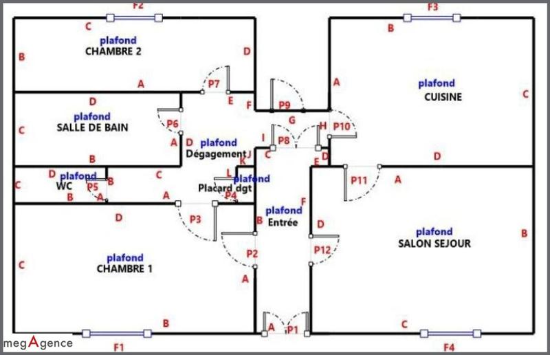 Appartement - 85 m² - 3 pièces
