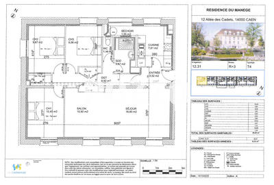 Appartement - 87 m² - 4 pièces