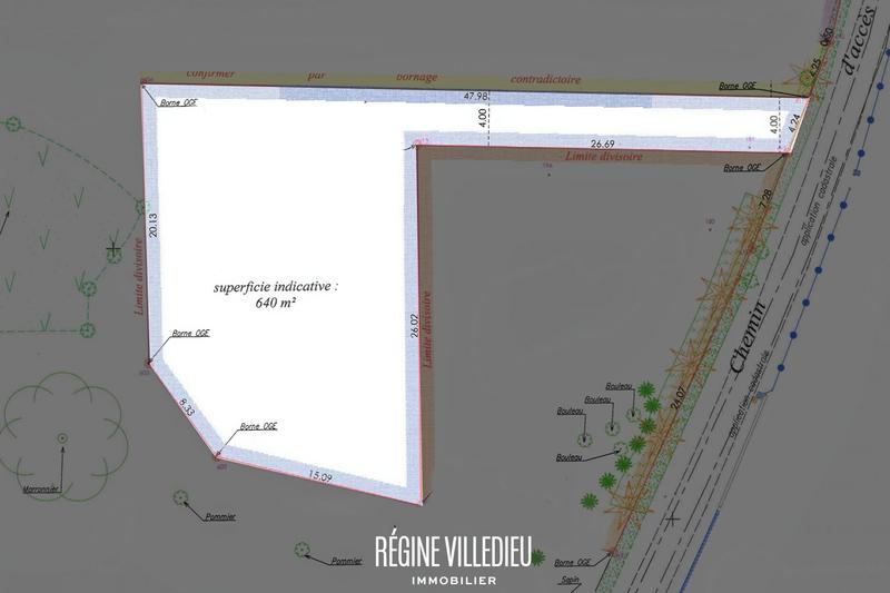 Terrain - 640 m²