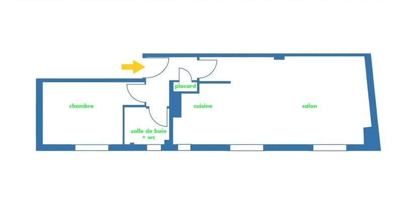 Appartement - 37 m² - 2 pièces