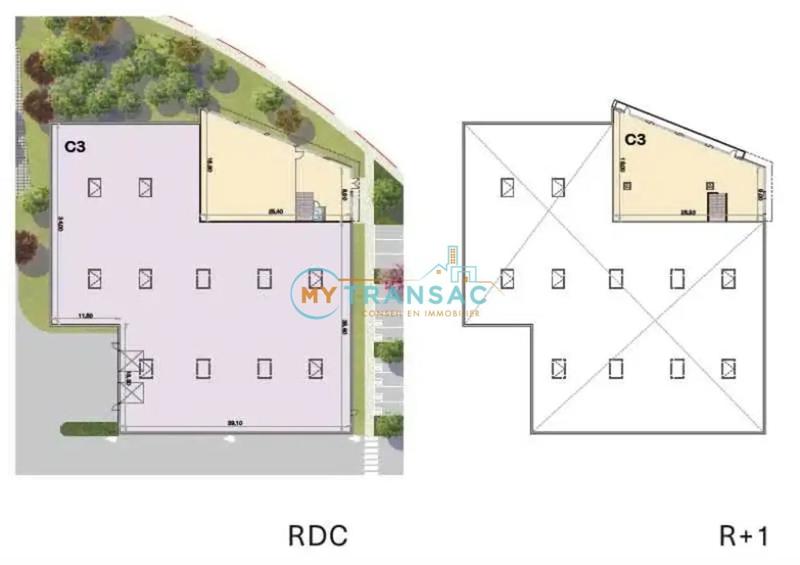 Local d'activité / Entrepôt - 2 376 m²