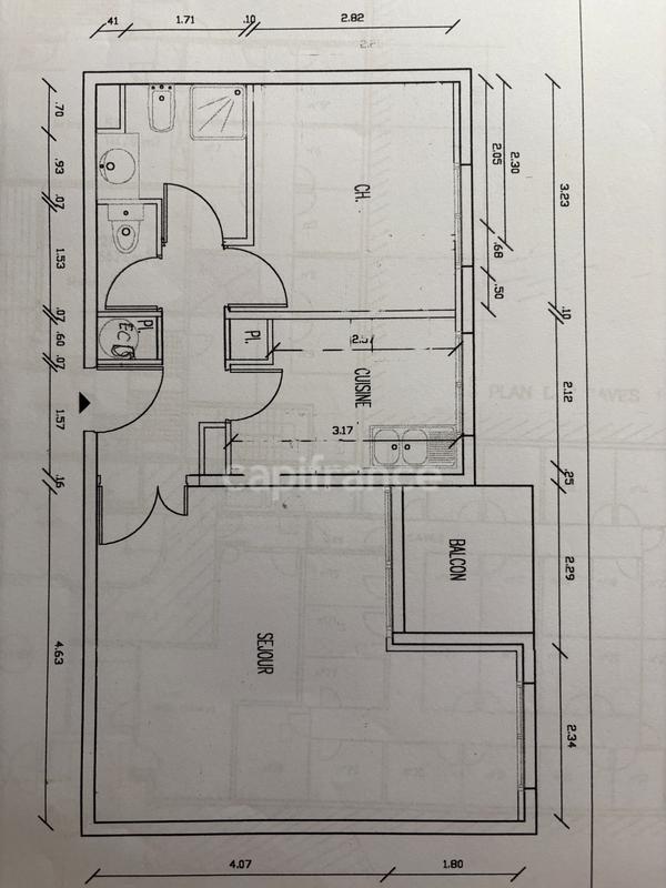 Appartement - 48 m² - 2 pièces