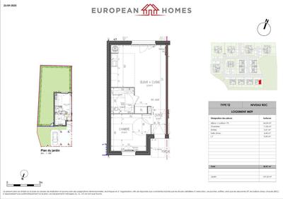 Maison - 42 m² - 2 pièces