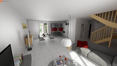 Maison - 90 m² - 5 pièces