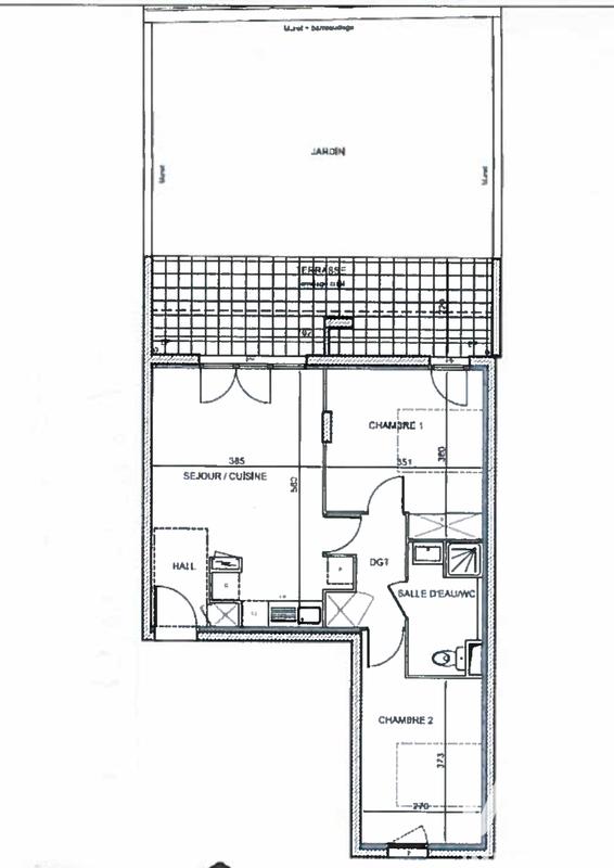 Appartement - 55 m² - 3 pièces