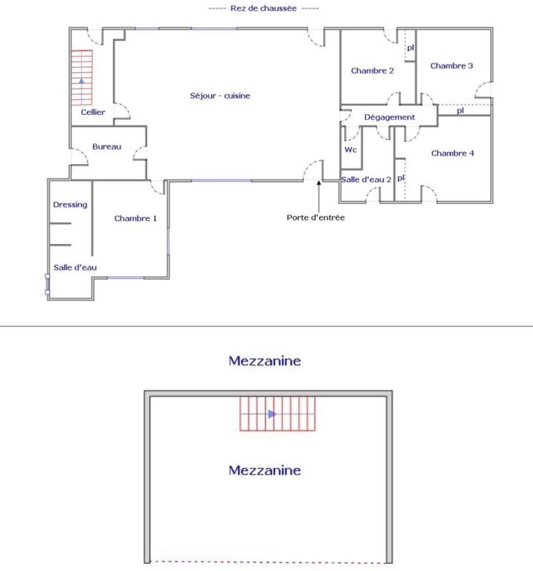 Maison - 184 m² - 7 pièces