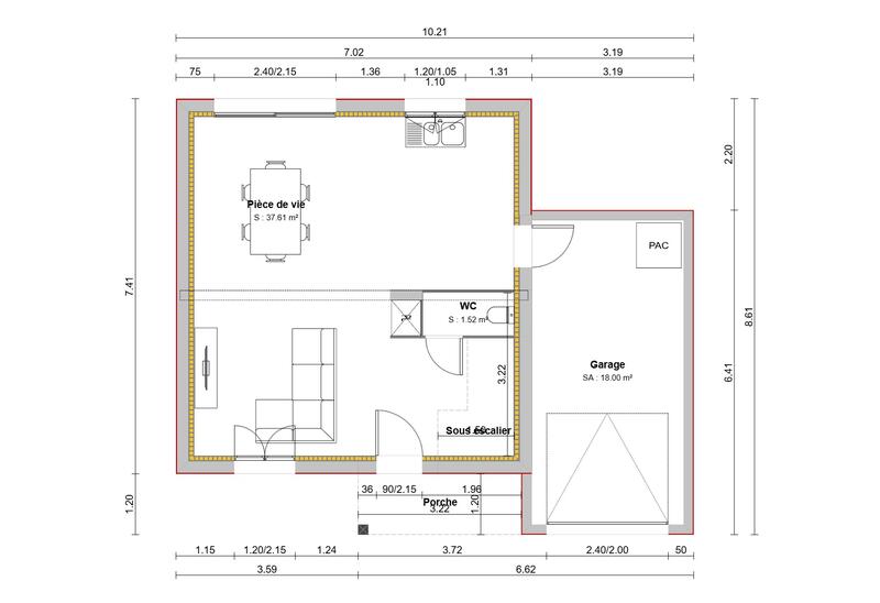 Maison - 79 m² - 4 pièces